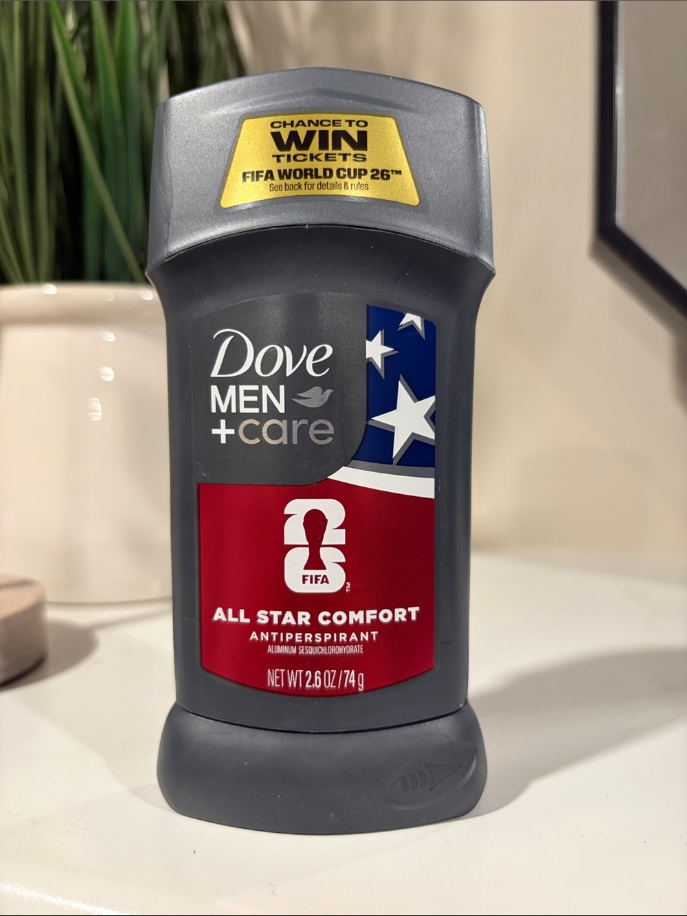 Dove Men+Care FIFA All Star Comfort Antiperspirant - UNUSED!! men’s deodorant - Picture 2 of 3